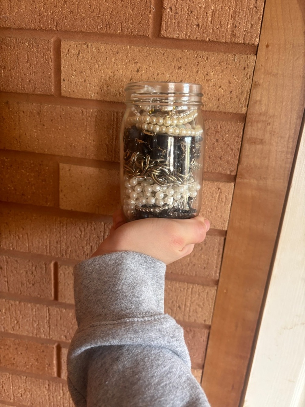 Mystery Jewelry Jar:)) With Chanel necklace. Not sure if it’s real